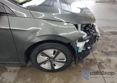 2022 Hyundai Ioniq Hybrid Blue из США, поврежденный, VIN KMHC65LC6NU285667